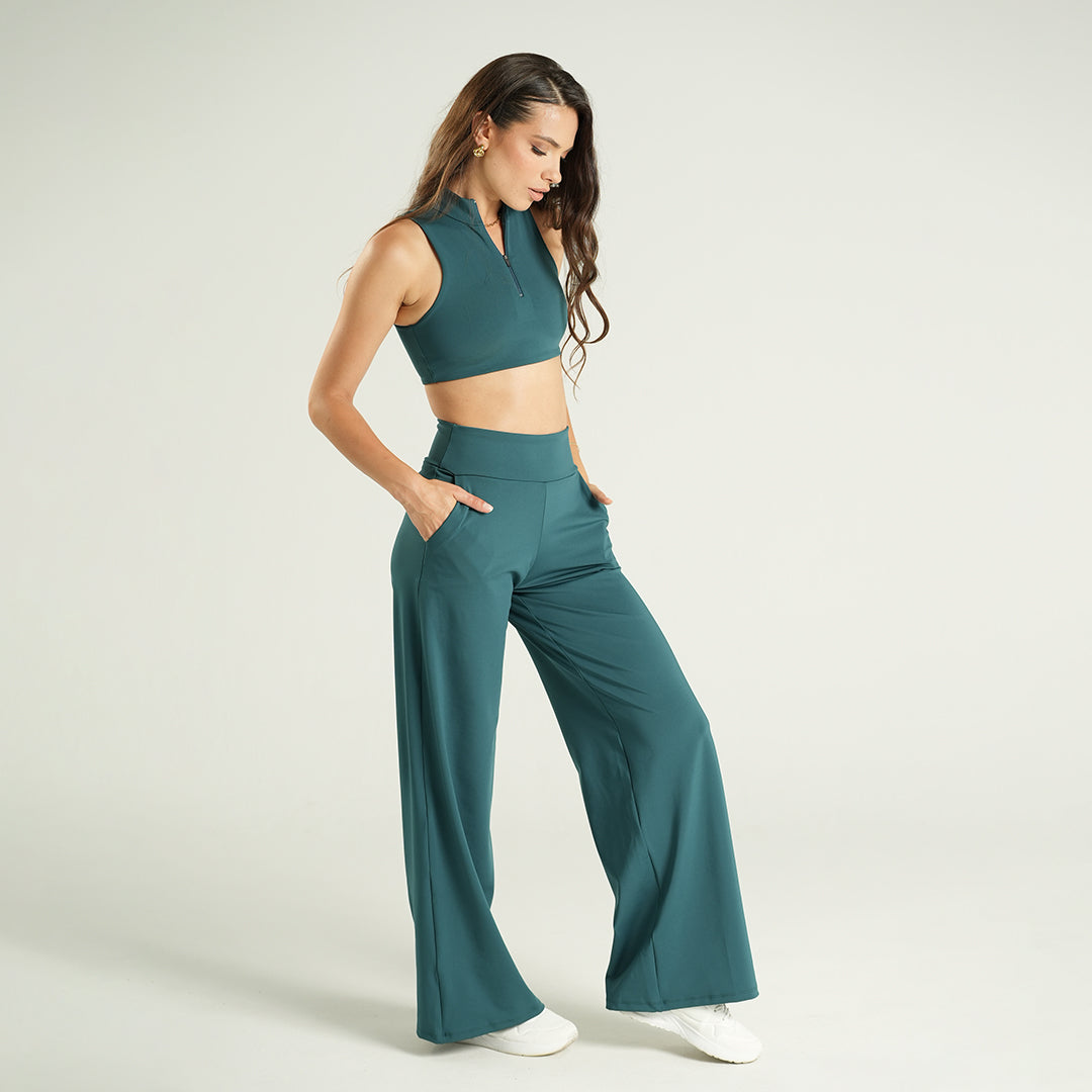 Flow Pant Midnight Green