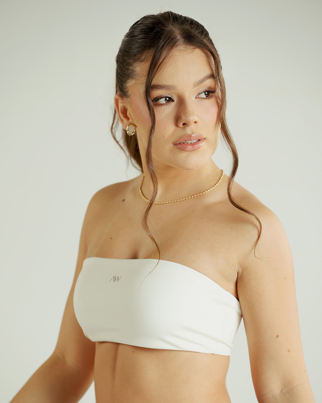 Strapless Crop sens Crudo