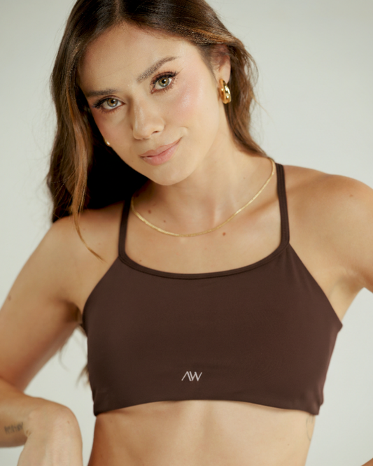 Strappy Bra Expresso