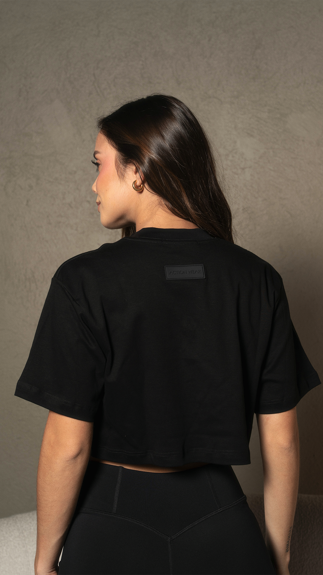 Classic Crop top AW Negro