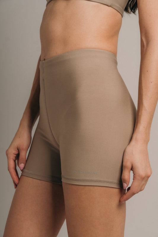 Parfait high waist biker Latte