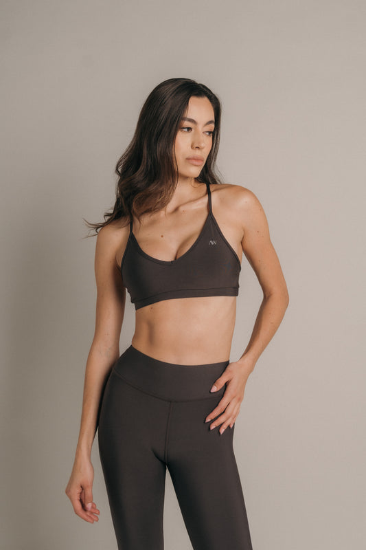 V neck bra sens Stone