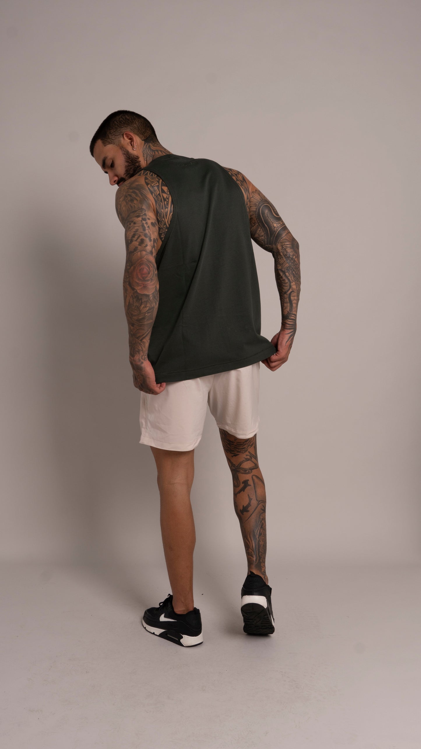 Classic Tank Men Verde militar