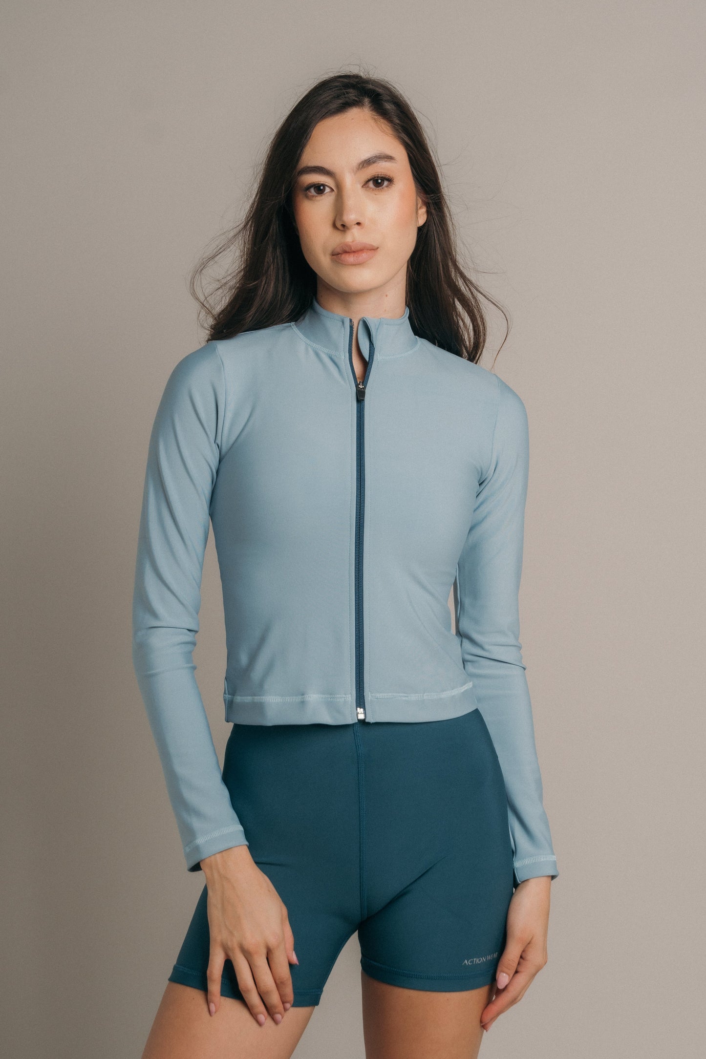 Crop jacket Tourmaline