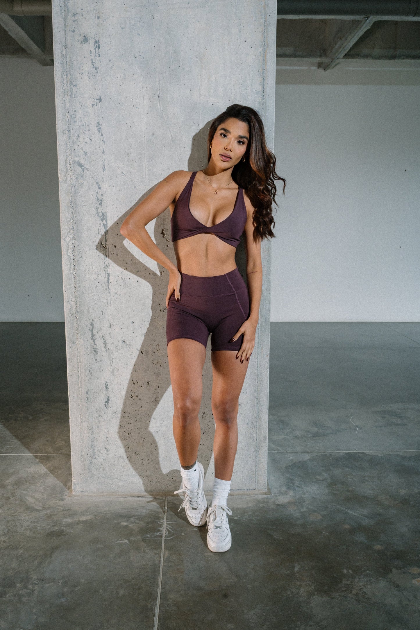 Ballerina sport bra Plum purple
