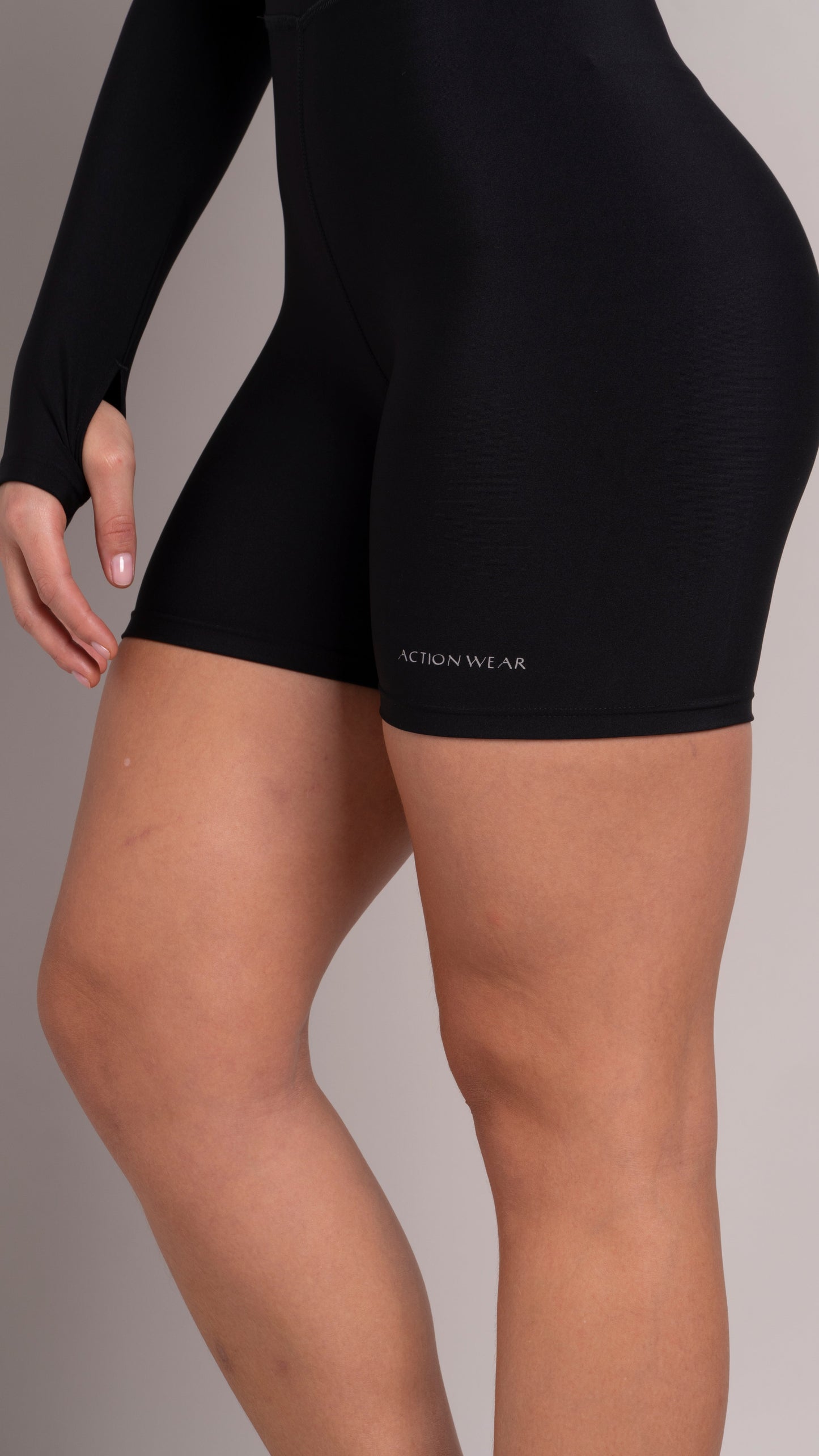 Square jumpsuit long sleeve Negro