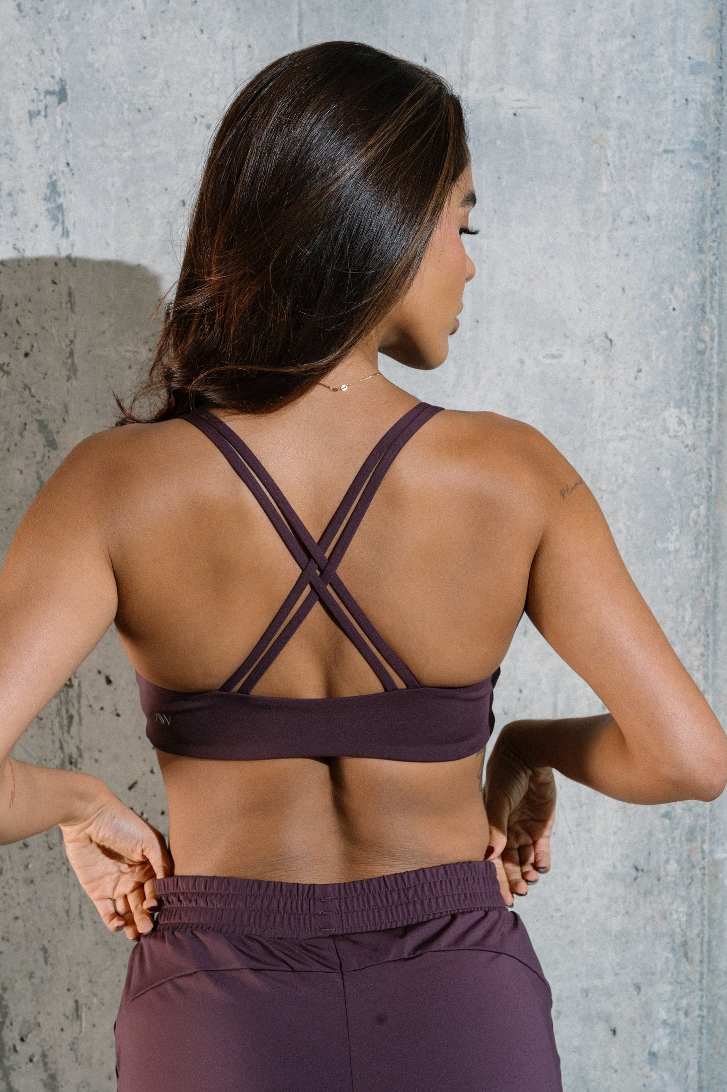 Ballerina sport bra Plum purple