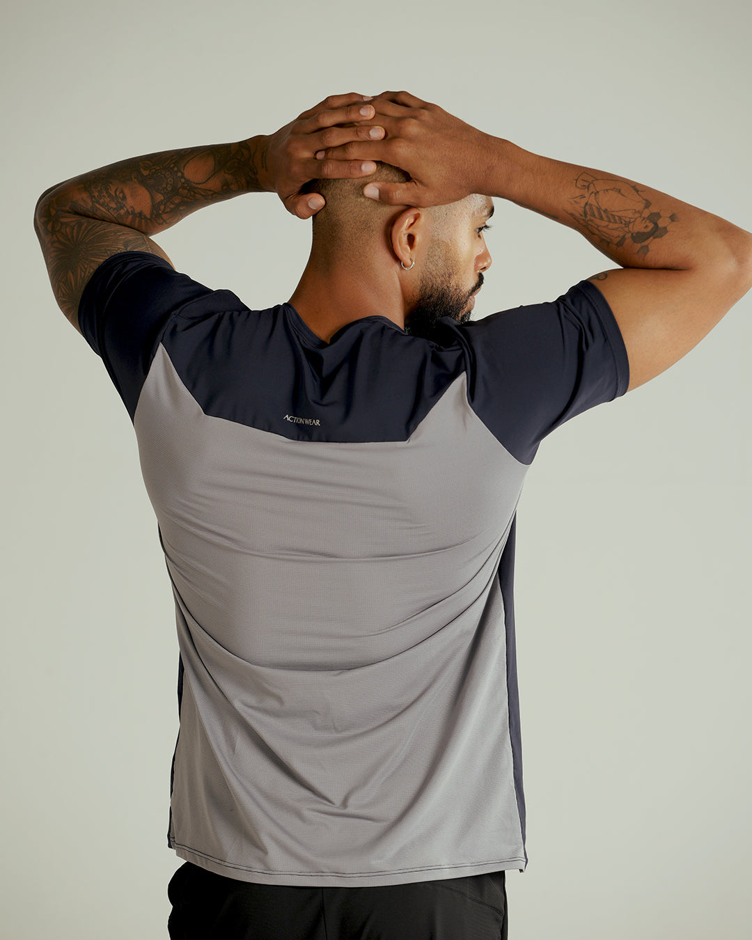 Crimson men short sleeve t shirt Navy