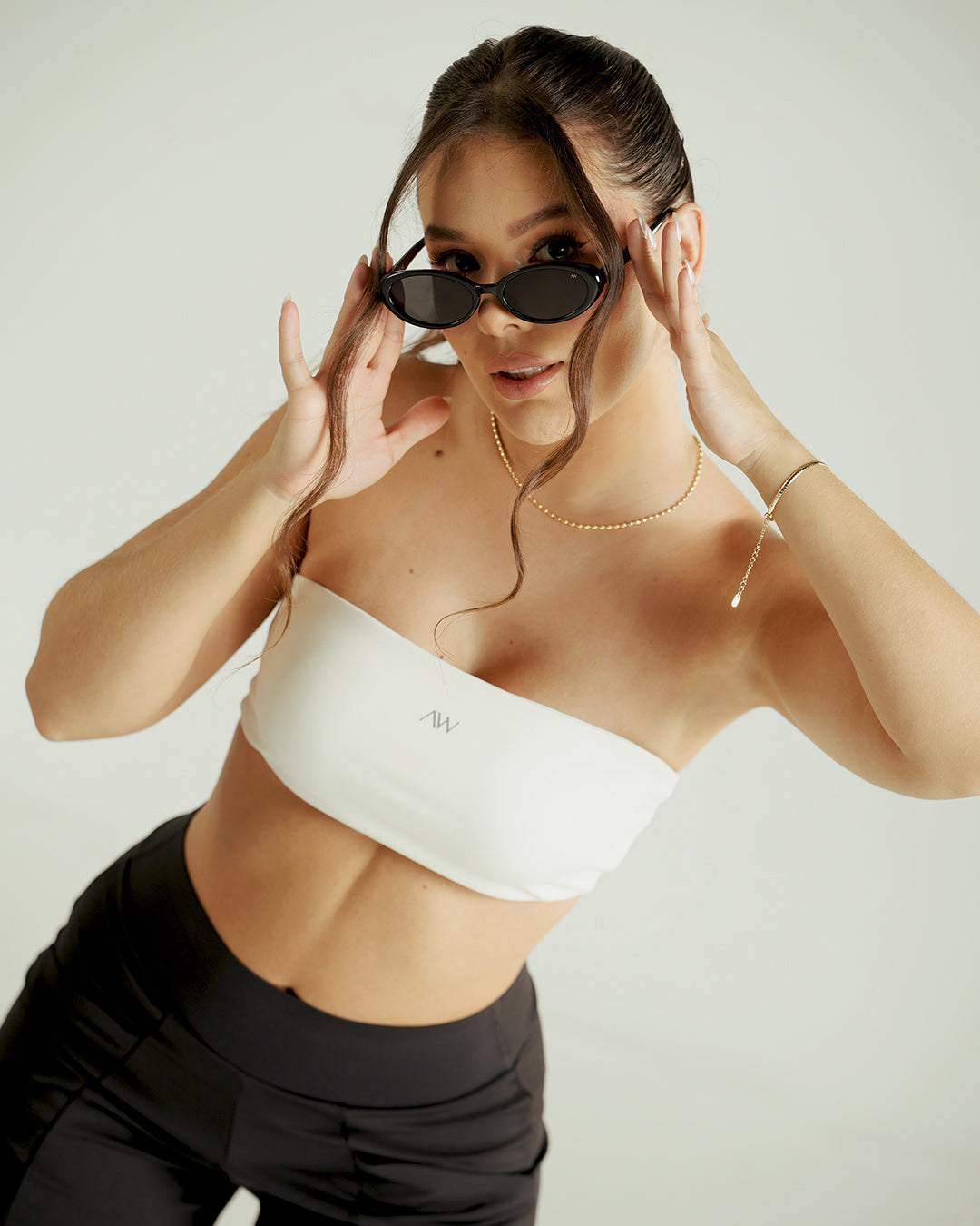 Strapless Crop sens Crudo